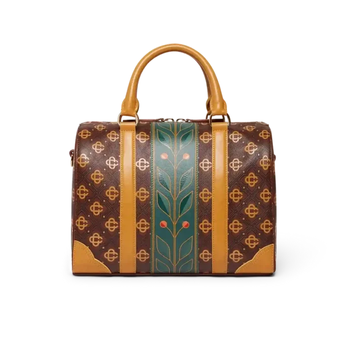 Mala de fim de semana Mini Monogram castanha