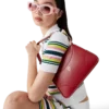 Mala de Ombro Bolsa Jeanne Vermelha Mala de Ombro Bolsa Jeanne Vermelha