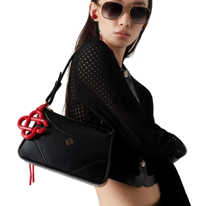 Mala de Ombro Jeanne Pochette Preta Mala de Ombro Jeanne Pochette Preta