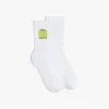 Meias Quadradas com Logótipo Acid Lime Meias Quadradas com Logótipo Acid Lime