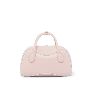 Micro-bolsa Bowling Rosa