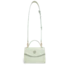 Mini-bolsa Jeanne com monograma em relevo na cor menta Mini-bolsa Jeanne com monograma em relevo na cor menta