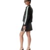 Mini-saia de couro