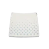 Mini-saia de malha polar com monograma bordado em degradê Mini-saia de malha polar com monograma bordado em degradê