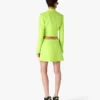 Mini-saia em crepe verde Mini-saia em crepe verde