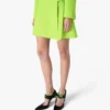 Mini-saia em crepe verde Mini-saia em crepe verde