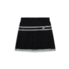 Mini-saia plissada em viscose
