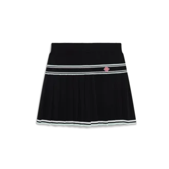 Mini-saia plissada em viscose