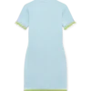 Mini-vestido de lã merino dupla face