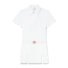 Mini-vestido de ténis plissado