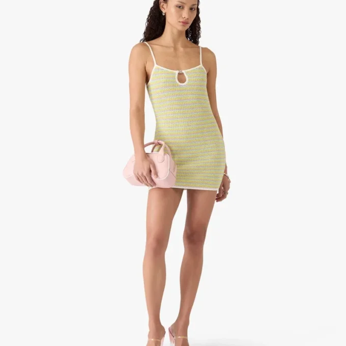 Mini-vestido às riscas Bourgeois