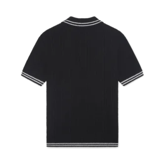 Polo Bouclé com Detalhes Prateados