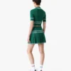 Polo curto de malha verde Polo curto de malha verde