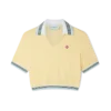 Polo curto em piqué Polo curto em piqué