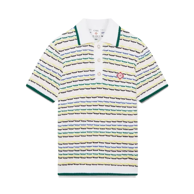 Polo de calções com costura Tuck Polo de calções com costura Tuck
