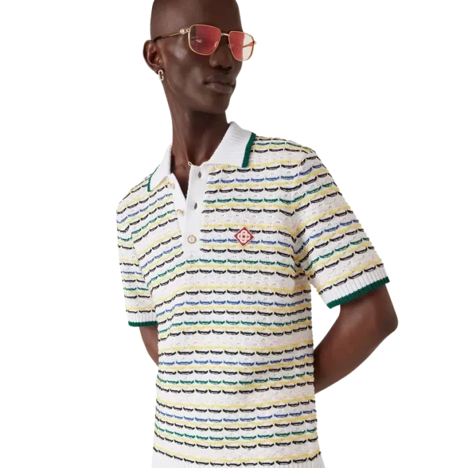 Polo de calções com costura Tuck Polo de calções com costura Tuck