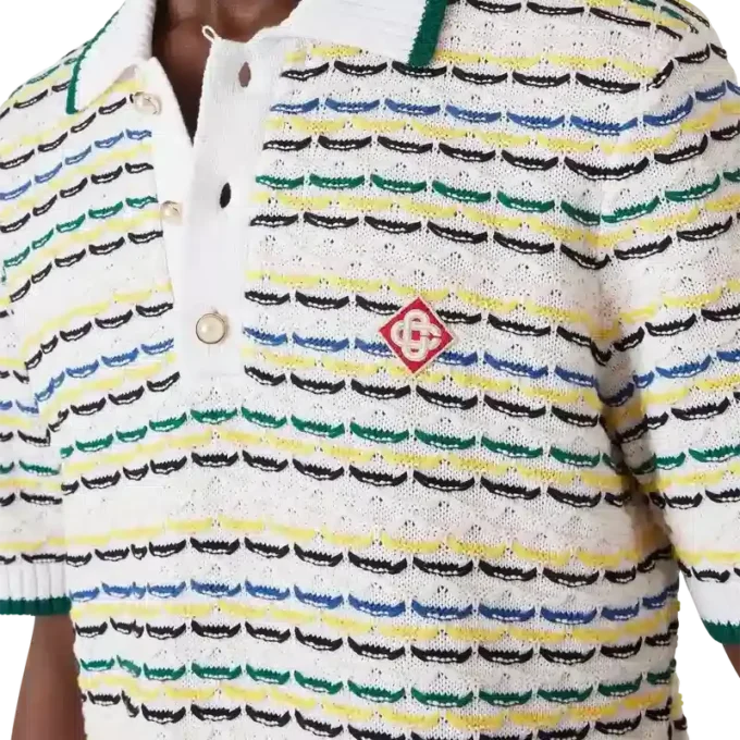 Polo de calções com costura Tuck Polo de calções com costura Tuck