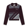 Polo de manga comprida Diagonal Tennis Merino Polo de manga comprida Diagonal Tennis Merino