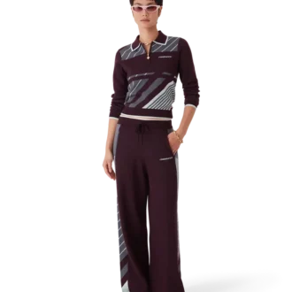 Polo de manga comprida Diagonal Tennis Merino