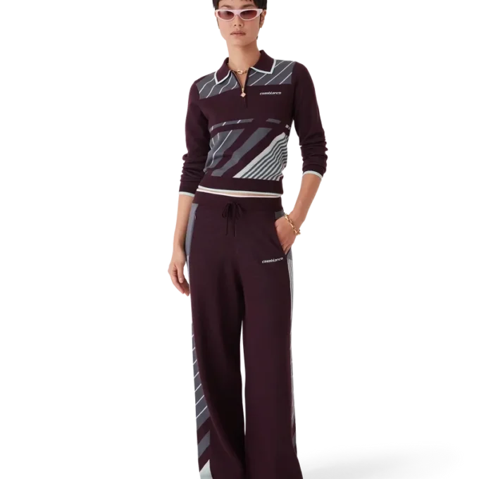 Polo de manga comprida Diagonal Tennis Merino Polo de manga comprida Diagonal Tennis Merino