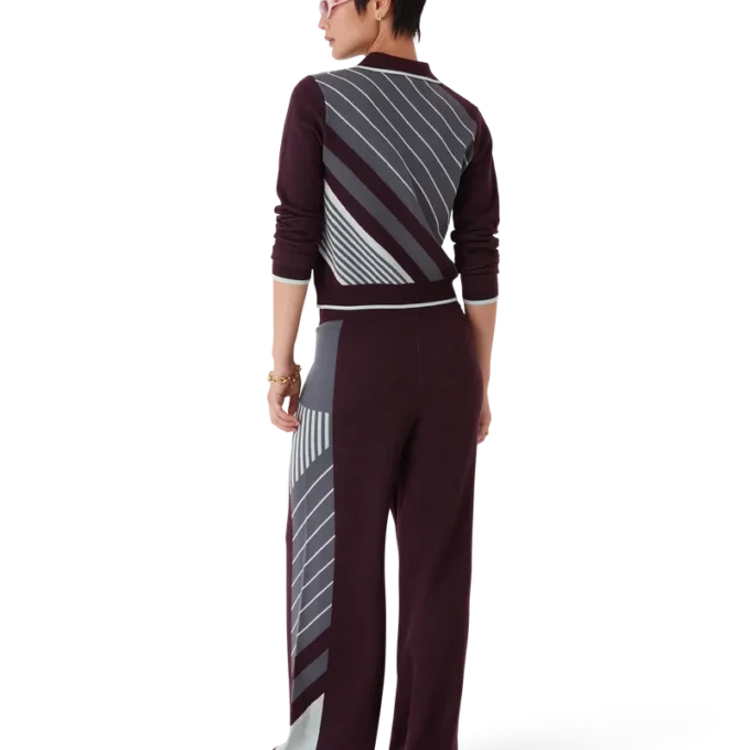 Polo de manga comprida Diagonal Tennis Merino Polo de manga comprida Diagonal Tennis Merino