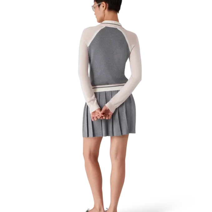 Polo de manga comprida Merino Tennis Polo de manga comprida Merino Tennis