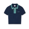 Polo de ténis em malha