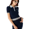 Polo de ténis em malha de lã merino Polo de ténis em malha de lã merino