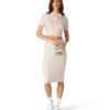 Saia de malha com monograma de cristais Saia de malha com monograma de cristais