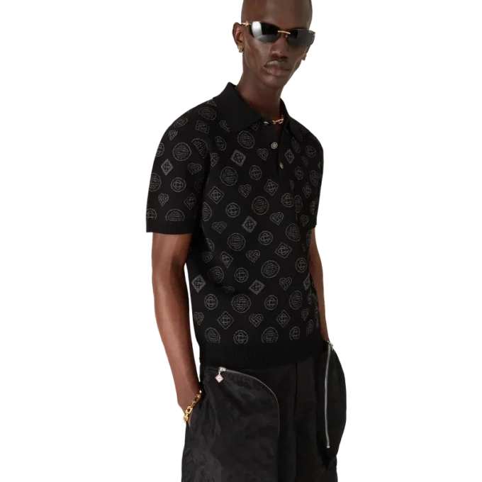 Polo Jacquard Monograma