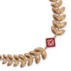 Pulseira com folha de louro dourada Pulseira com folha de louro dourada