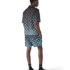 Roupa de banho de calções com monograma preto degradê Roupa de banho de calções com monograma preto degradê