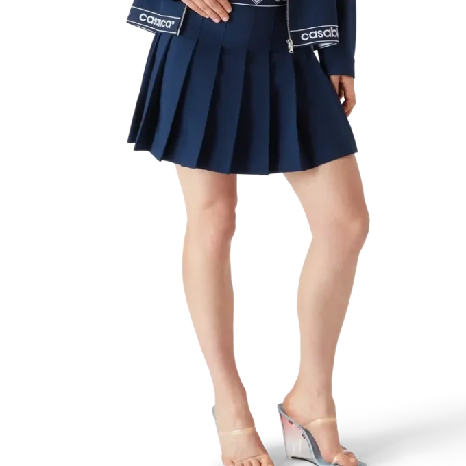 Saia plissada