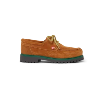 Sapatos de barco em pele