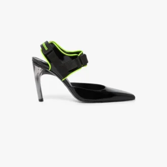 Sapatos de salto alto Raver em pele preta