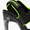 Sapatos de salto alto Raver em pele preta Sapatos de salto alto Raver em pele preta