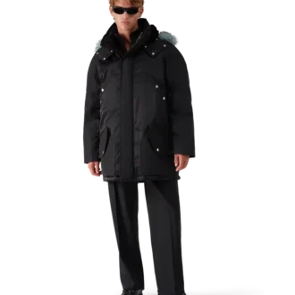 Sapatos náuticos de couro preto para homem