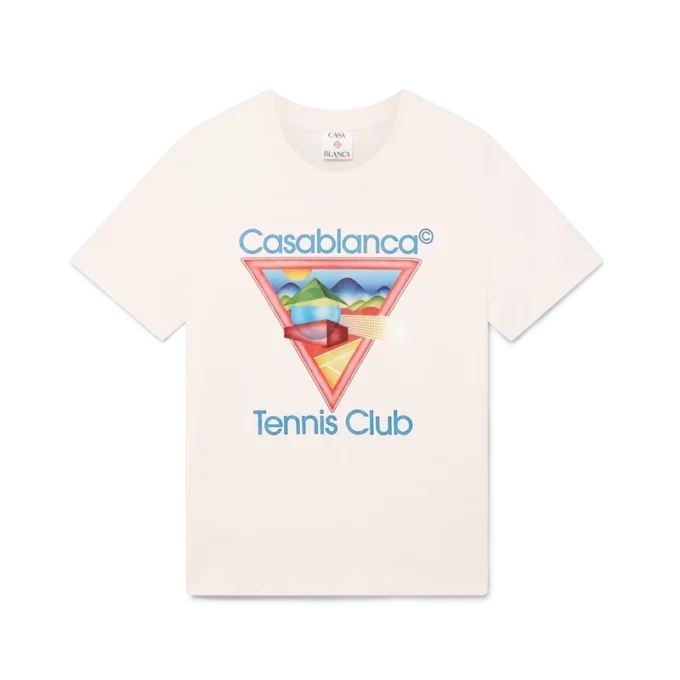 T-shirt com ícone do clube de ténis T-shirt com ícone do clube de ténis