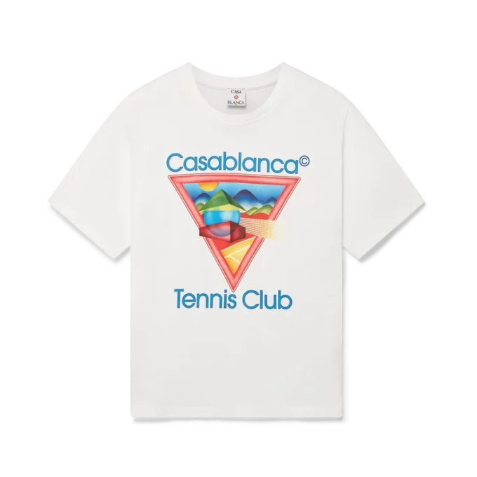 T-shirt com ícone do clube de ténis T-shirt com ícone do clube de ténis