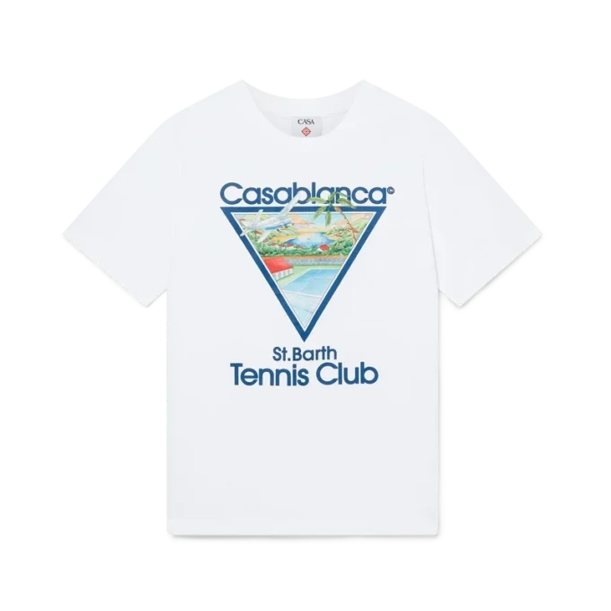 T-shirt com ícone do clube de ténis T-shirt com ícone do clube de ténis