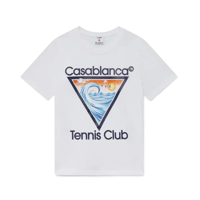 T-shirt com ícone do clube de ténis T-shirt com ícone do clube de ténis