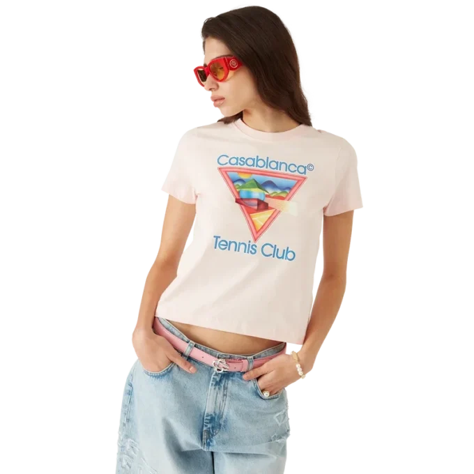 T-shirt com ícone do clube de ténis T-shirt com ícone do clube de ténis