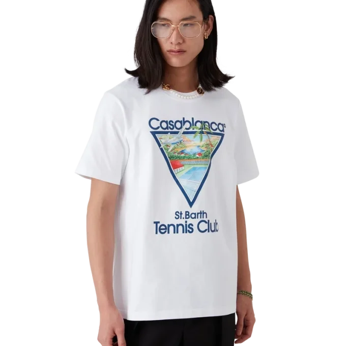 T-shirt com ícone do clube de ténis T-shirt com ícone do clube de ténis