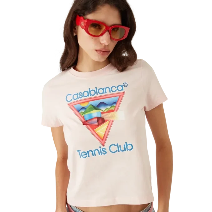 T-shirt com ícone do clube de ténis T-shirt com ícone do clube de ténis