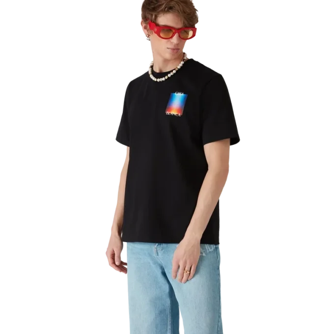 T-shirt com logótipo Gradient Casa T-shirt com logótipo Gradient Casa