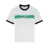 T-shirt com riscas degradadas