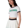 T-shirt com riscas em degradê T-shirt com riscas em degradê