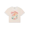 T-shirt curta com emblema de cogumelo T-shirt curta com emblema de cogumelo