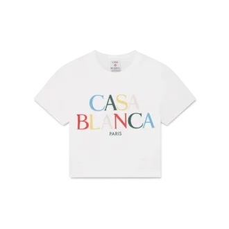 T-shirt curta com logótipo sobreposto