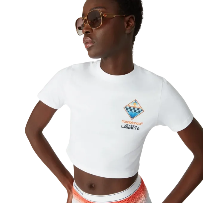 T-shirt Curto L’ata En Liberta